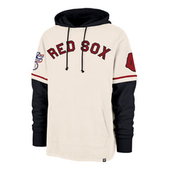BOSTON RED SOX COOPERSTOWN TRIFECTA '47 SHORTSTOP PULLOVER CREAM