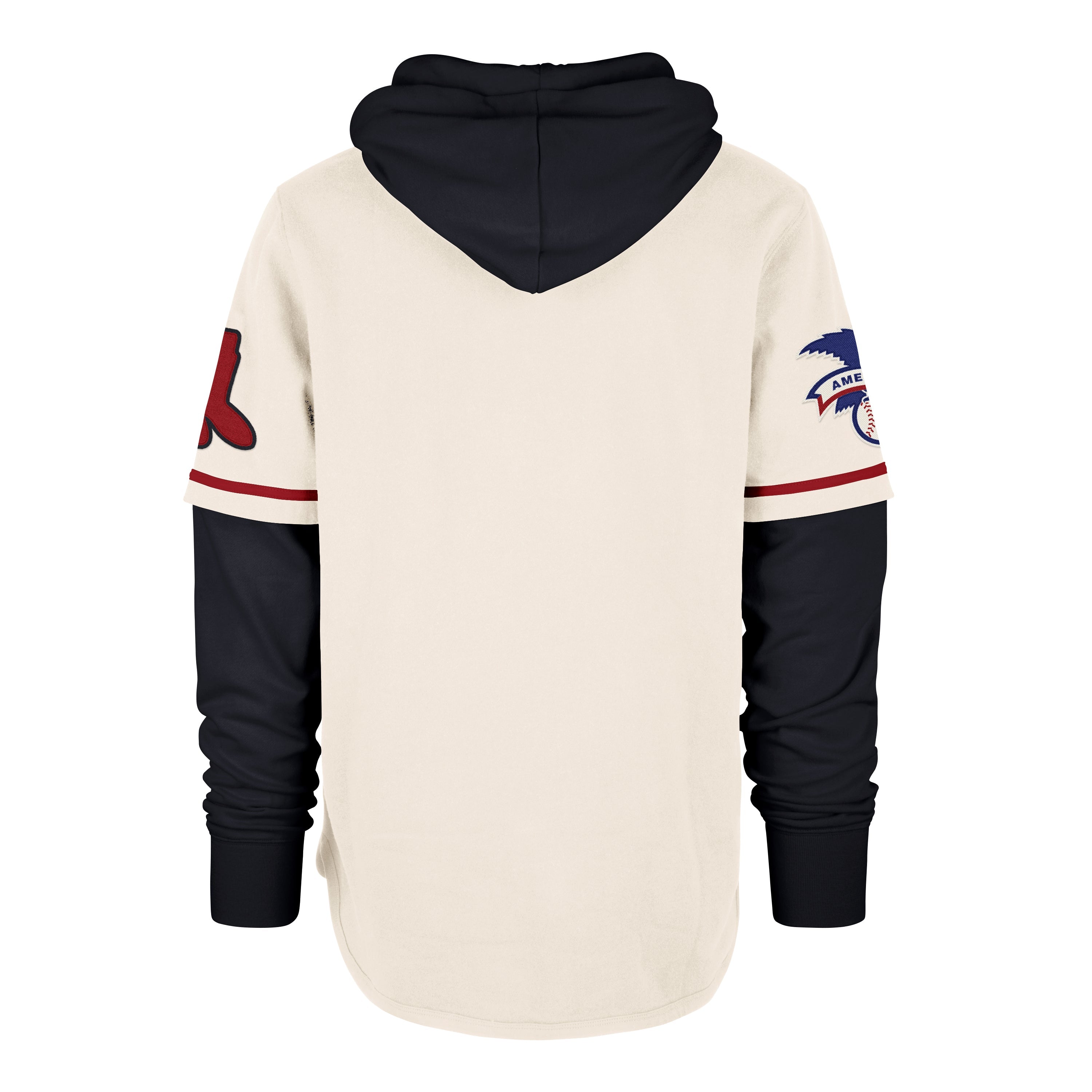 BOSTON RED SOX COOPERSTOWN TRIFECTA '47 SHORTSTOP PULLOVER CREAM