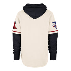 BOSTON RED SOX COOPERSTOWN TRIFECTA '47 SHORTSTOP PULLOVER CREAM