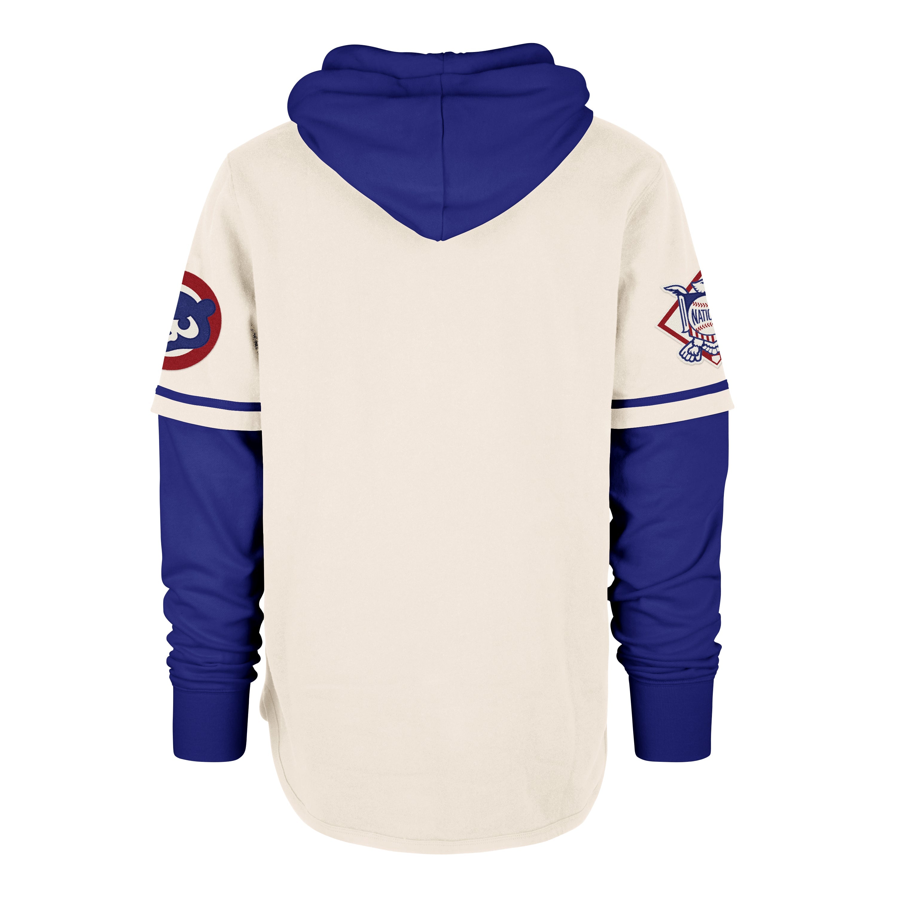 CHICAGO CUBS COOPERSTOWN TRIFECTA '47 SHORTSTOP PULLOVER HOOD CREAM