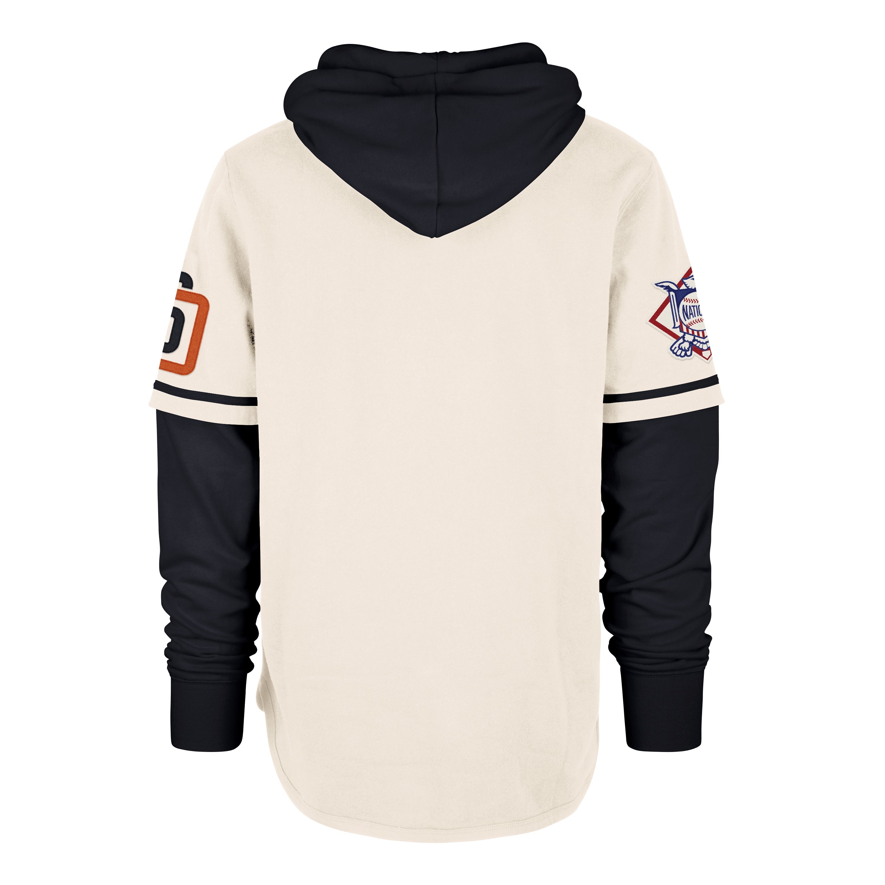 SAN DIEGO PADRES COOPERSTOWN TRIFECTA '47 SHORTSTOP PULLOVER HOOD CREAM