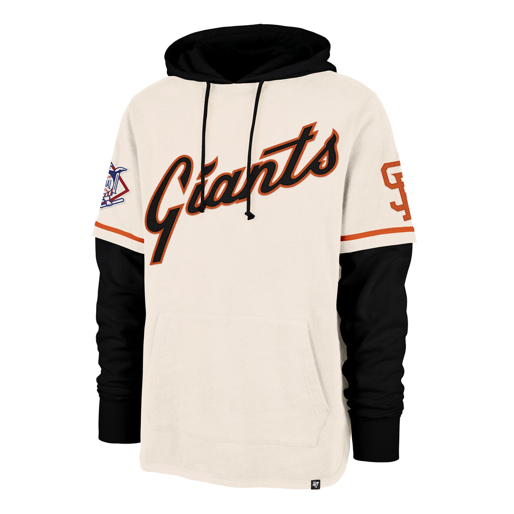 SAN FRANCISCO GIANTS COOPERSTOWN TRIFECTA '47 SHORTSTOP PULLOVER CREAM