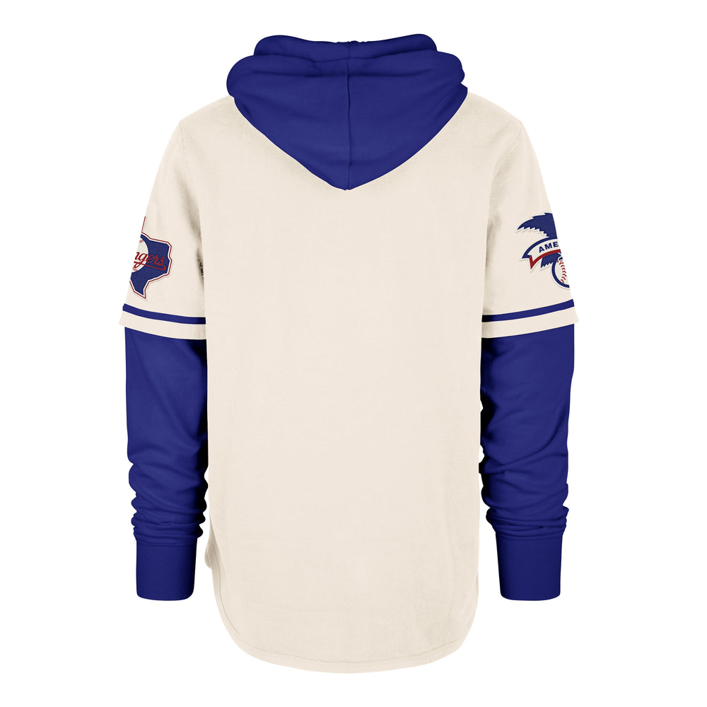 TEXAS RANGERS COOPERSTOWN TRIFECTA '47 SHORTSTOP PULLOVER HOOD CREAM