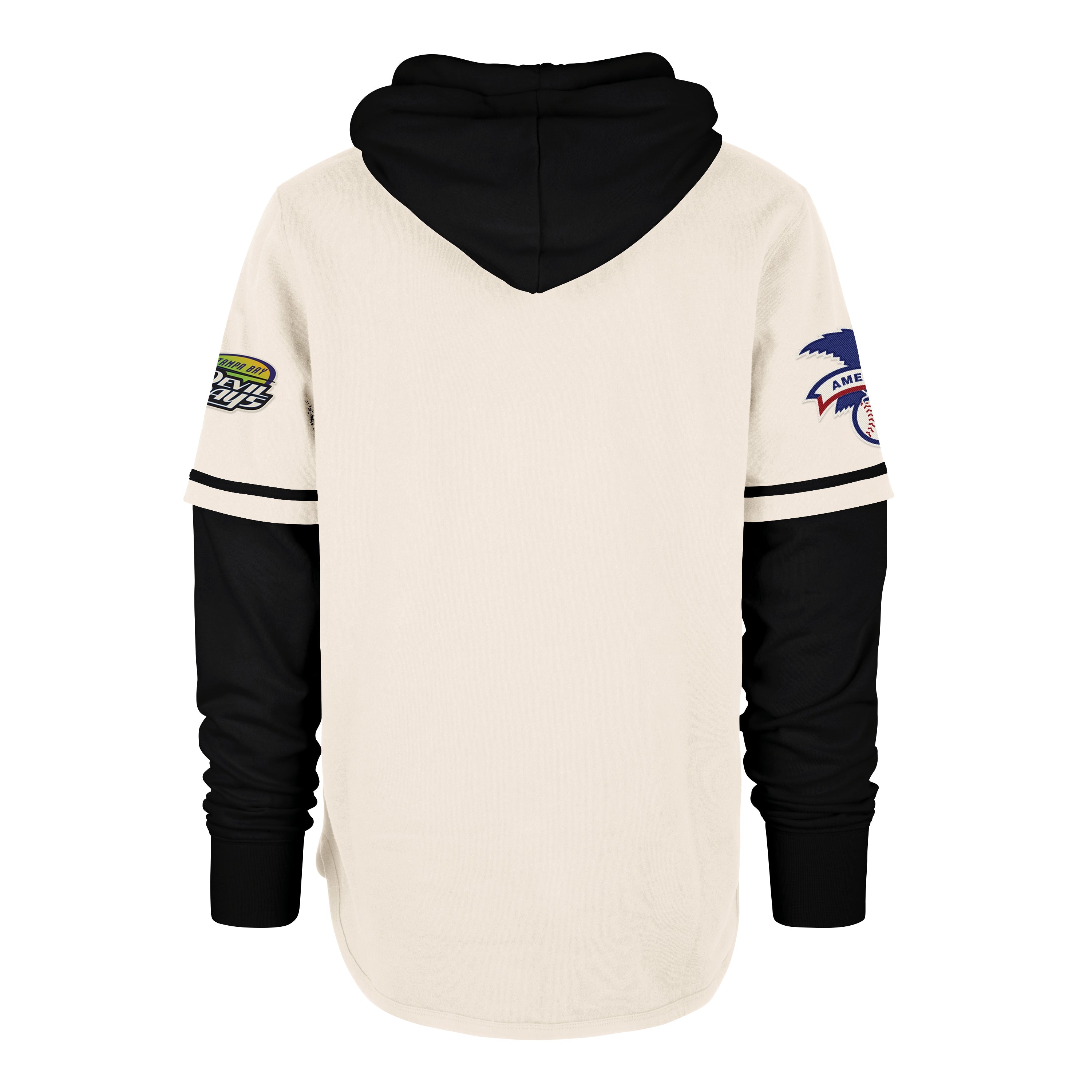TAMPA BAY RAYS COOPERSTOWN TRIFECTA '47 SHORTSTOP PULLOVER HOOD CREAM