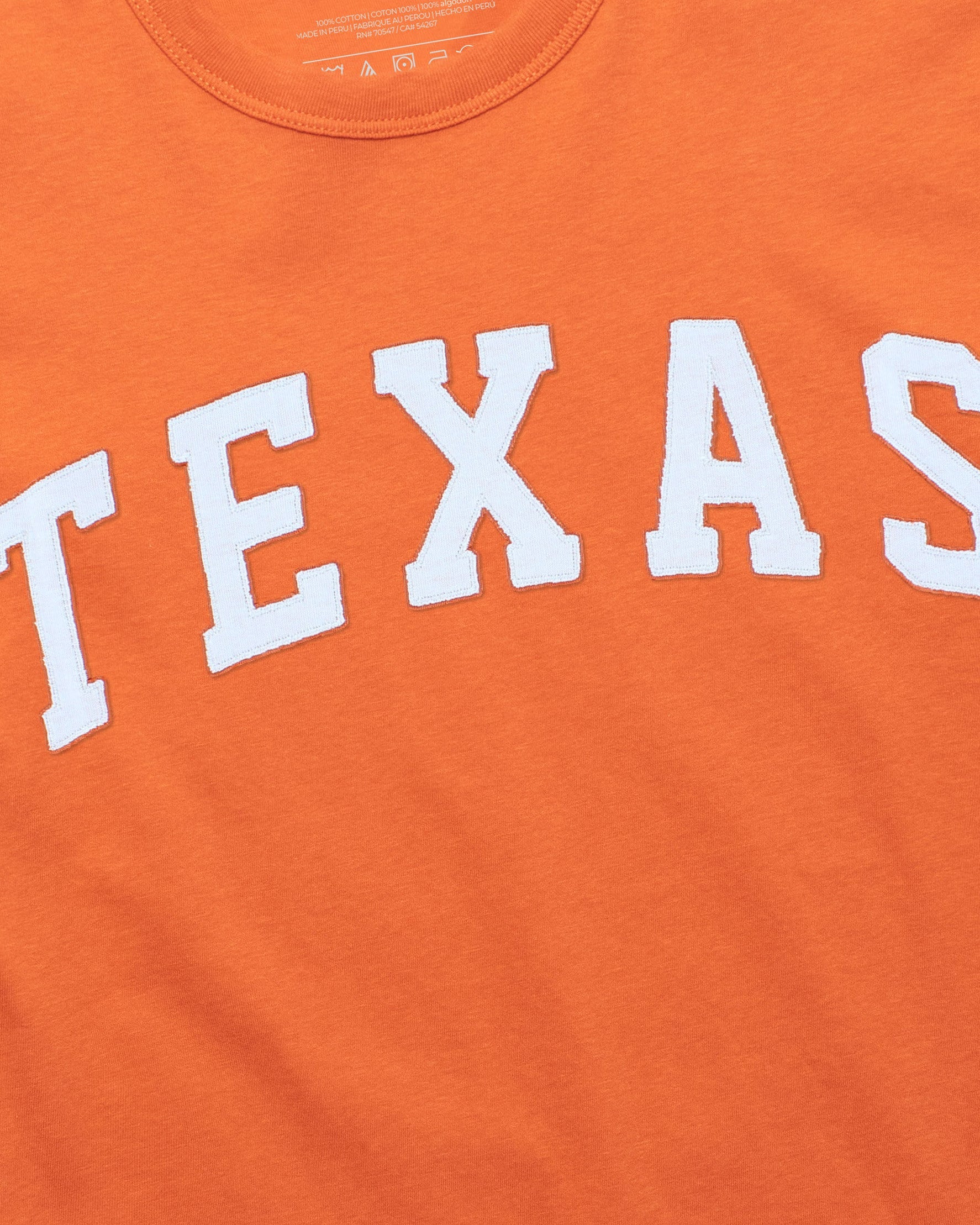 TEXAS LONGHORNS '47 FRANKLIN FIELDHOUSE TEE SPICED ORANGE