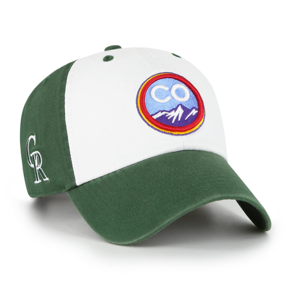 COLORADO ROCKIES CITY CONNECT '47 CLEAN UP DARK GREEN