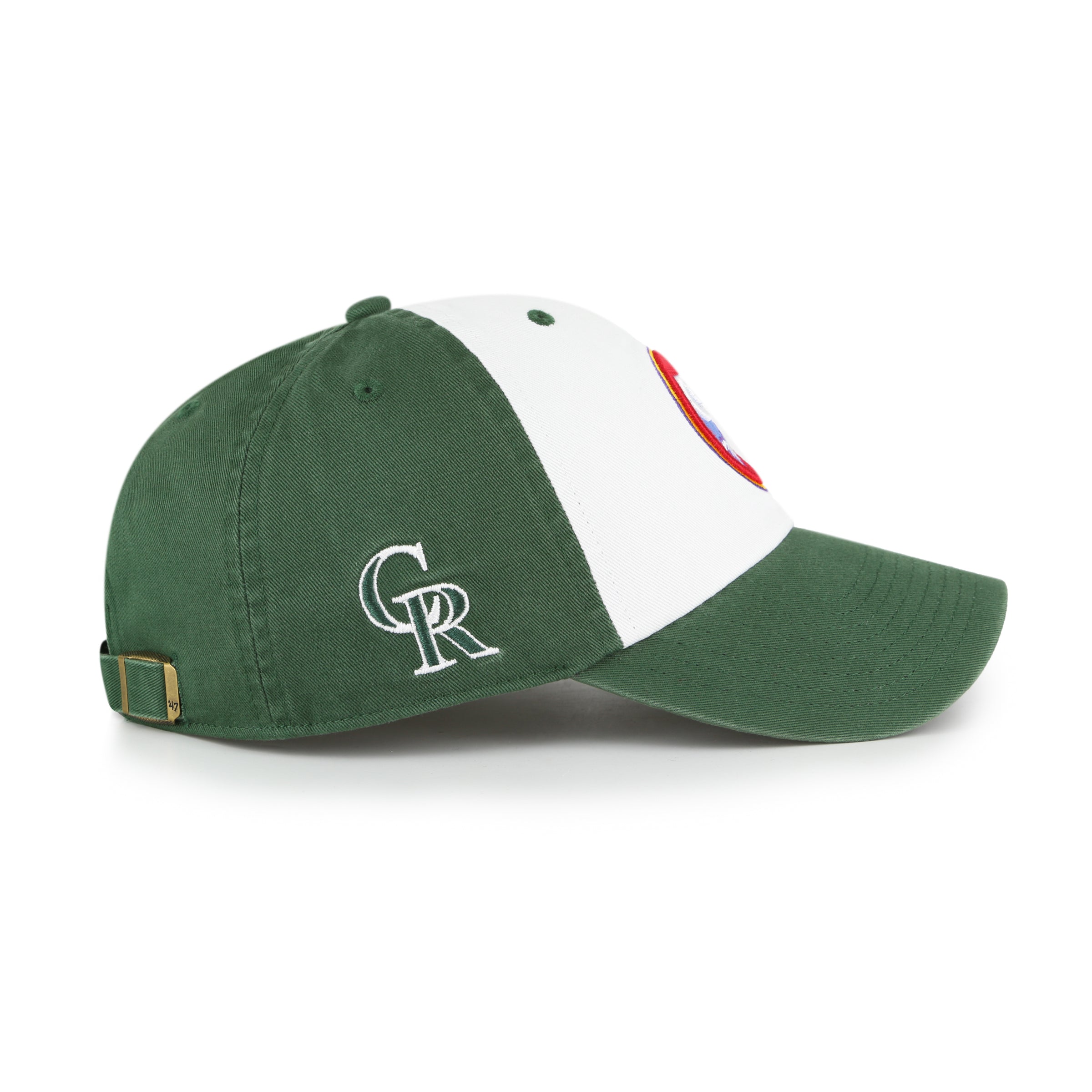 COLORADO ROCKIES CITY CONNECT '47 CLEAN UP DARK GREEN