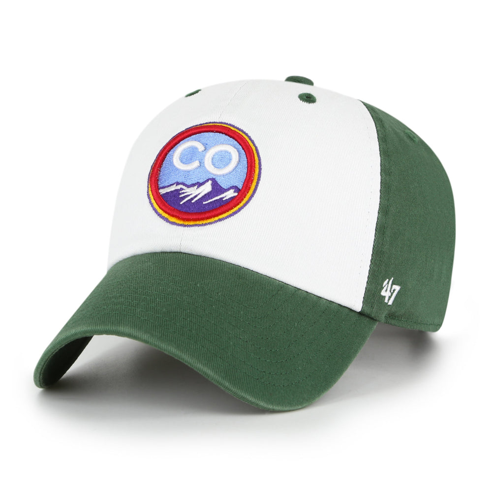 COLORADO ROCKIES CITY CONNECT '47 CLEAN UP DARK GREEN