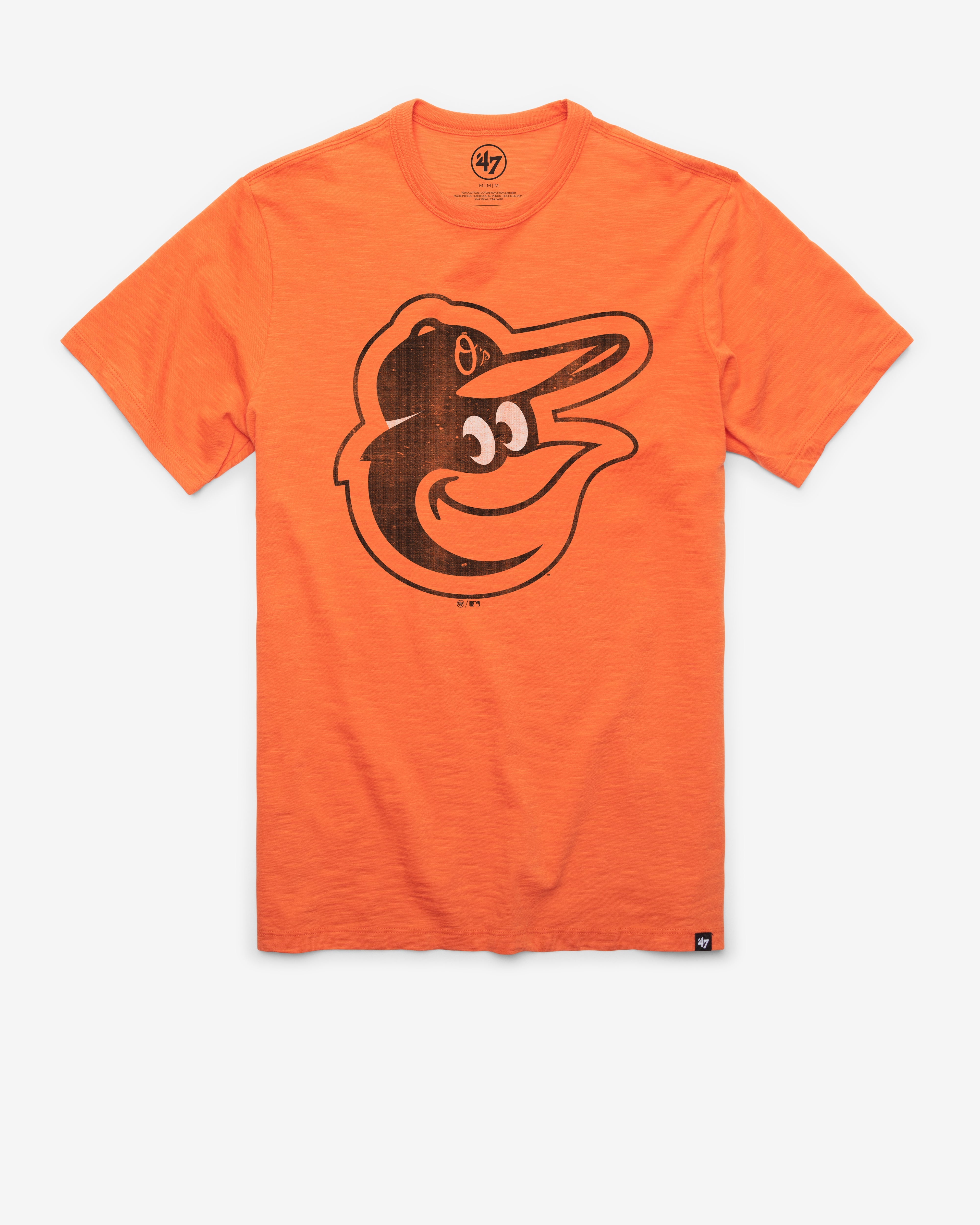 BALTIMORE ORIOLES GRIT '47 SCRUM TEE CARROT