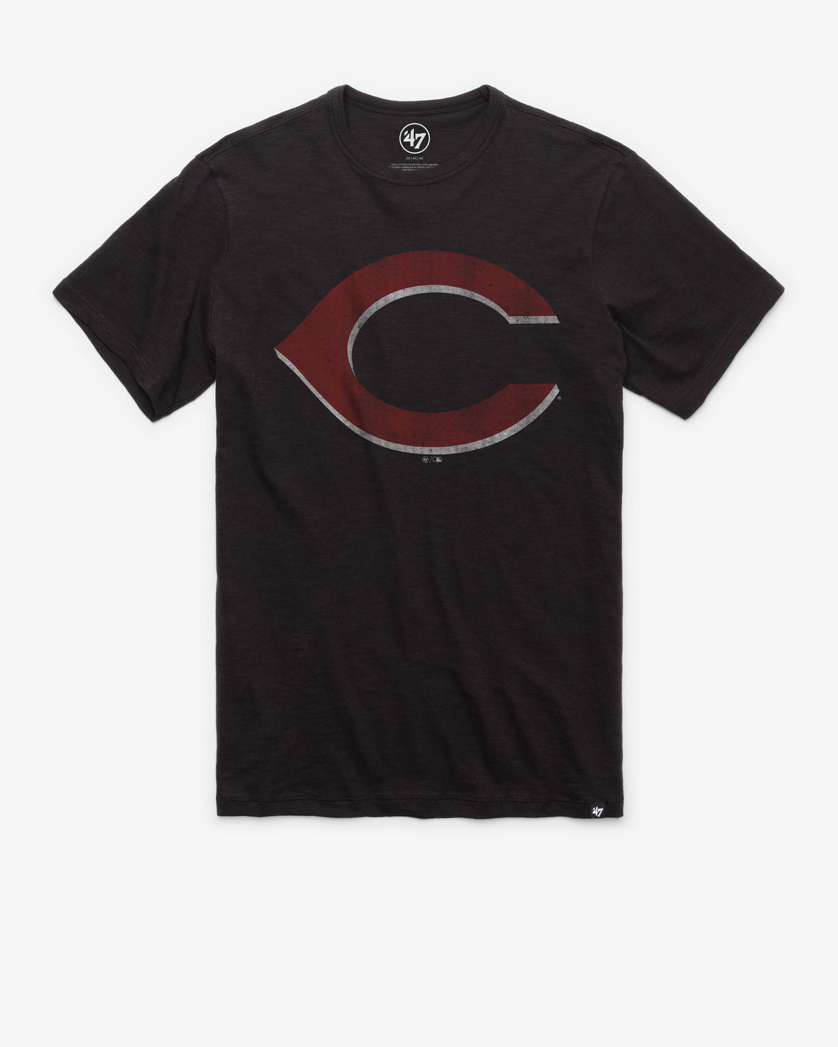 CINCINNATI REDS GRIT '47 SCRUM TEE JET BLACK