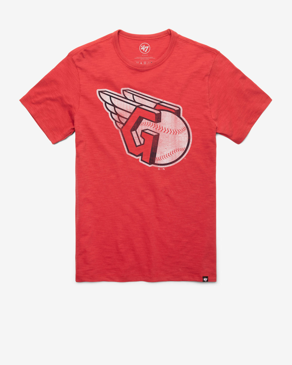 CLEVELAND GUARDIANS GRIT '47 SCRUM TEE RESCUE RED