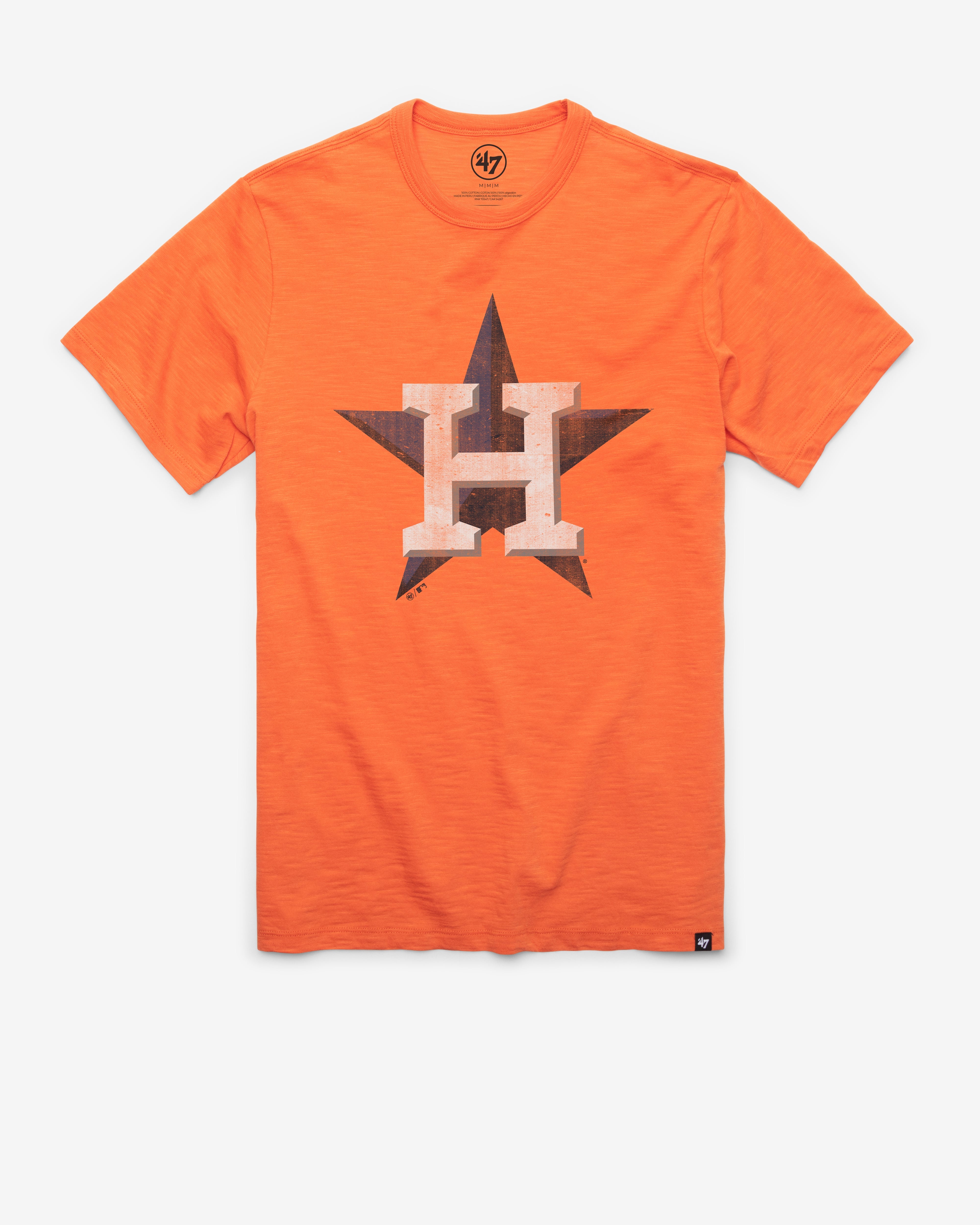 HOUSTON ASTROS GRIT '47 SCRUM TEE CARROT