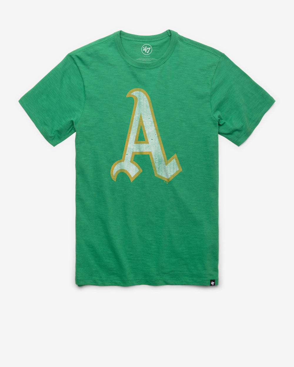 OAKLAND ATHLETICS COOPERSTOWN GRIT '47 SCRUM TEE KELLY