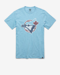TORONTO BLUE JAYS COOPERSTOWN '47 SCRUM TEE CAROLINA
