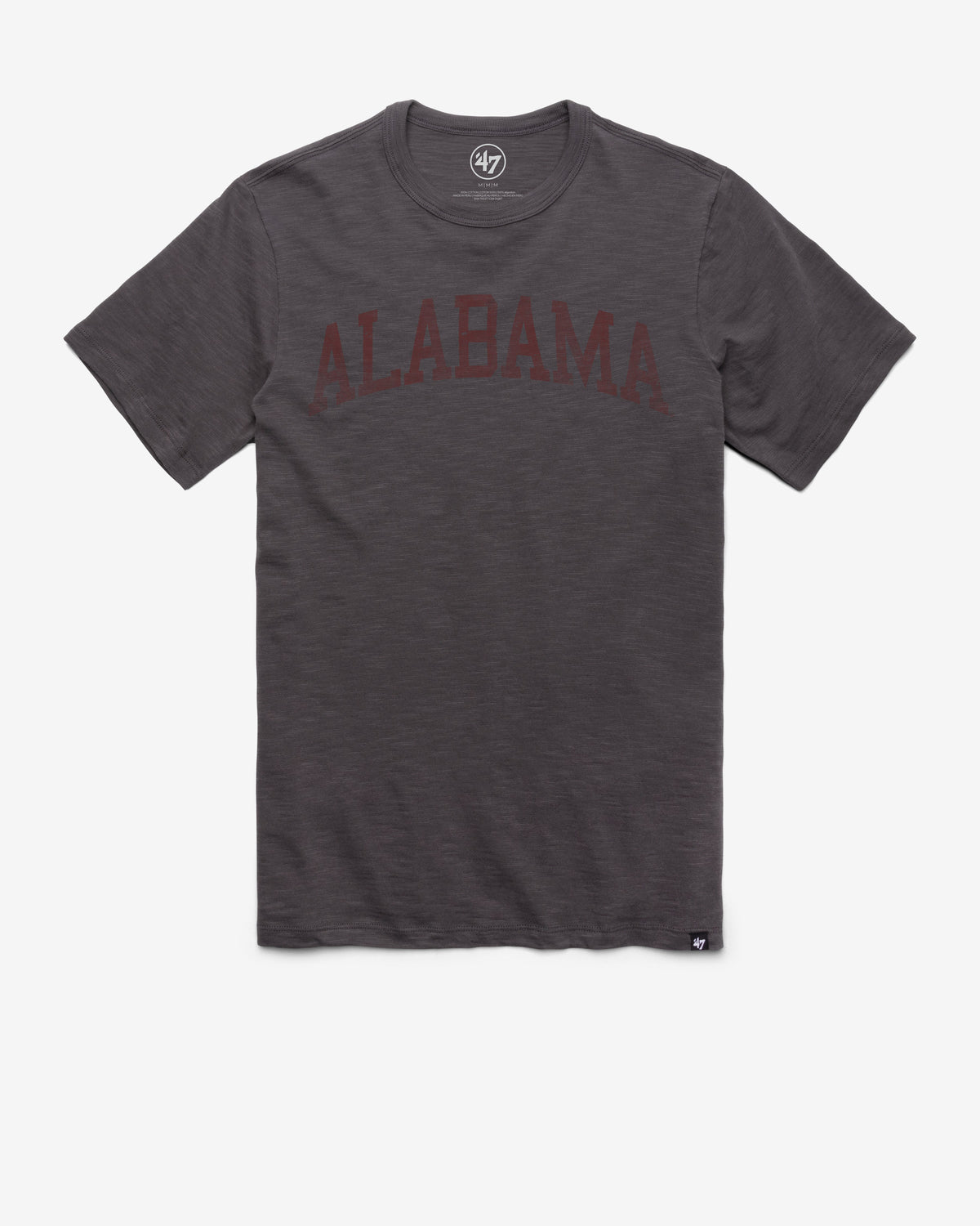 ALABAMA CRIMSON TIDE CLASSIC BLOCK '47 SCRUM TEE CHARCOAL