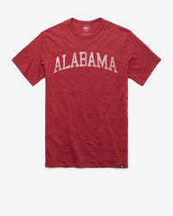 ALABAMA CRIMSON TIDE CLASSIC BLOCK '47 SCRUM TEE CARDINAL