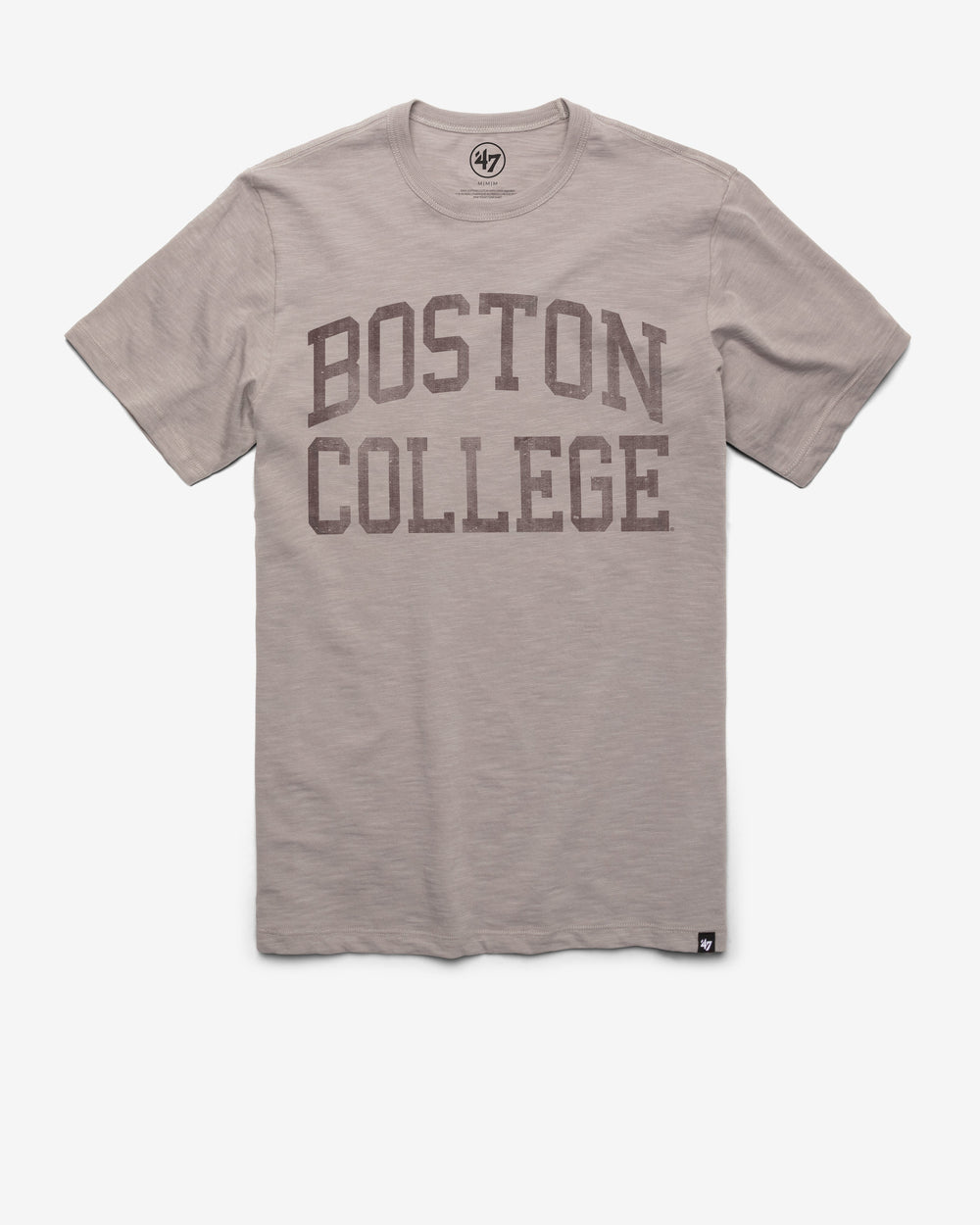 BOSTON COLLEGE EAGLES BC CLASSIC BLOCK '47 SCRUM TEE WOLF GREY