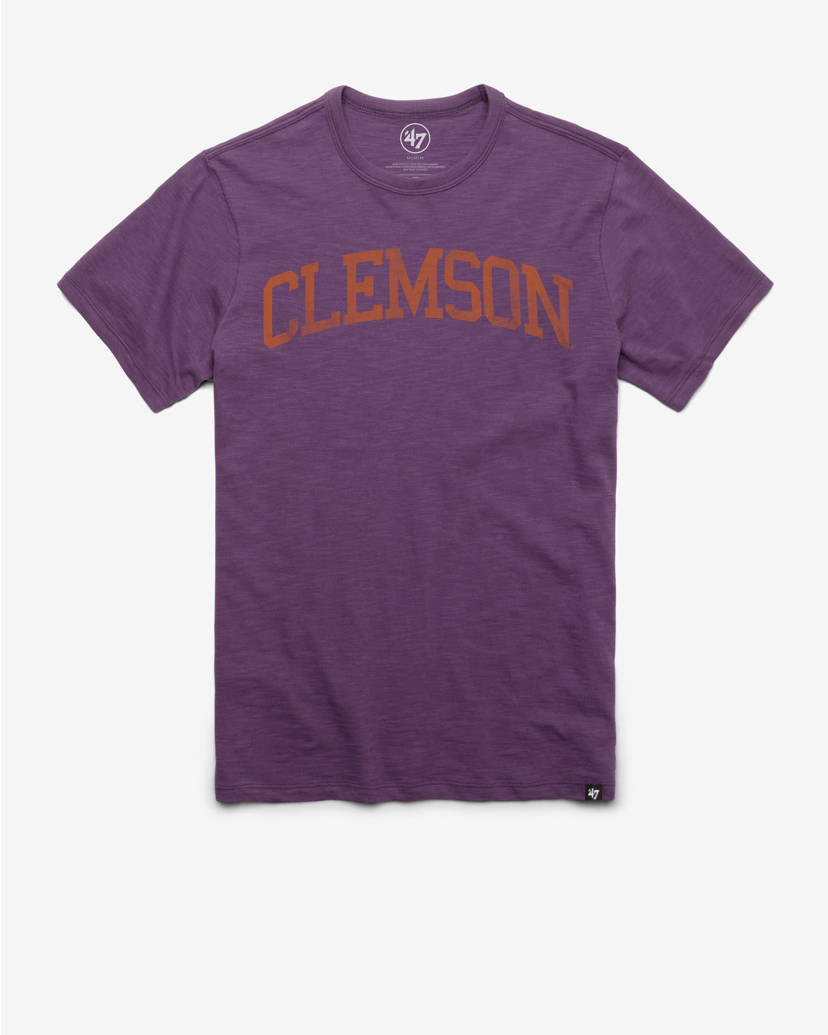 CLEMSON TIGERS CLASSIC BLOCK '47 SCRUM TEE GRAPE
