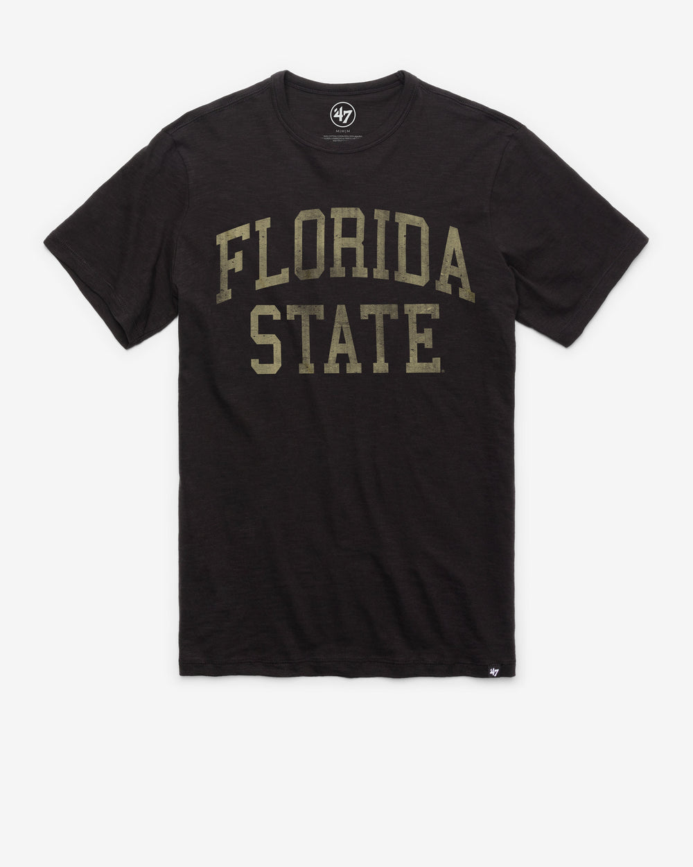 FLORIDA STATE SEMINOLES CLASSIC BLOCK '47 SCRUM TEE JET BLACK