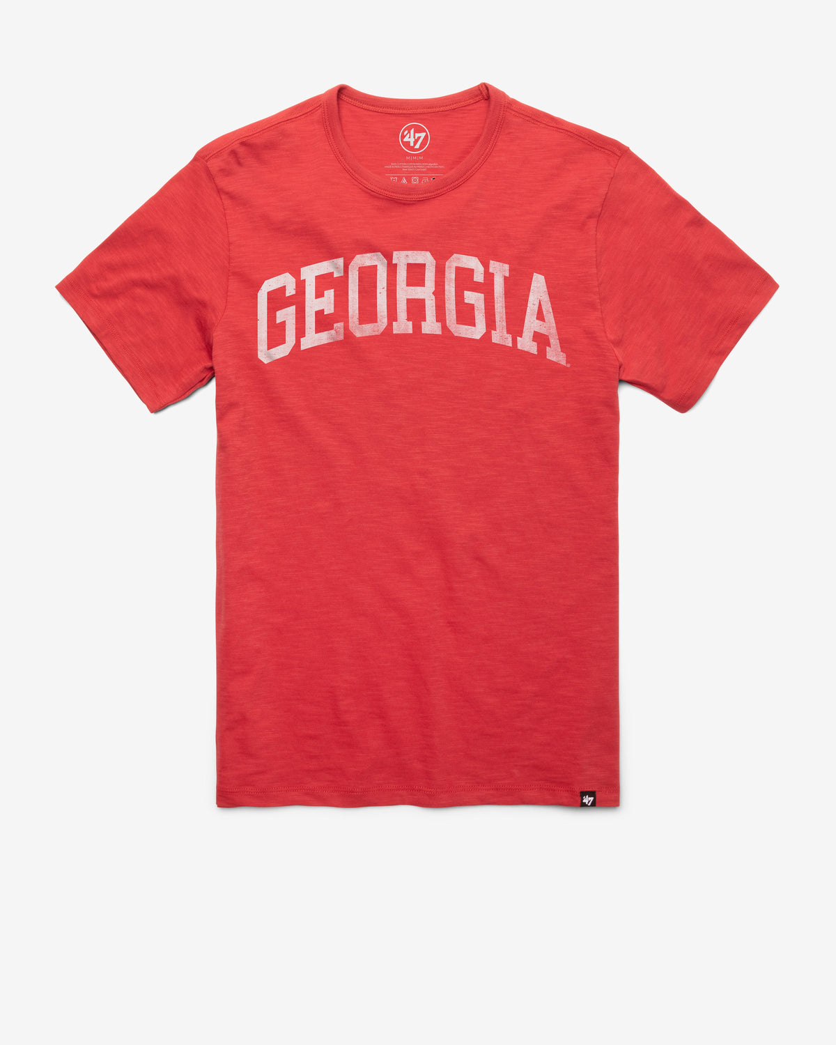 GEORGIA BULLDOGS CLASSIC BLOCK '47 SCRUM TEE RESCUE RED