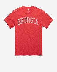 GEORGIA BULLDOGS CLASSIC BLOCK '47 SCRUM TEE RESCUE RED