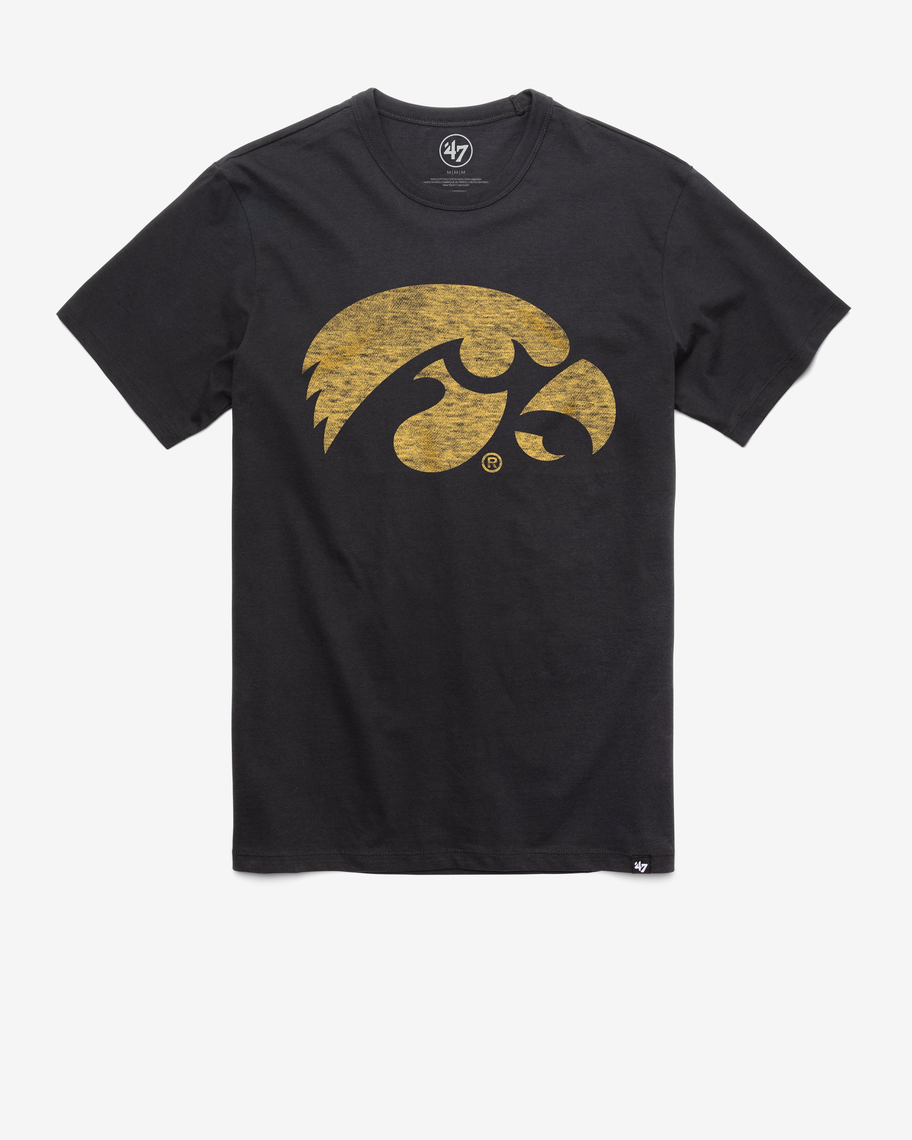 IOWA HAWKEYES PREMIER '47 FRANKLIN TEE FLINT BLACK