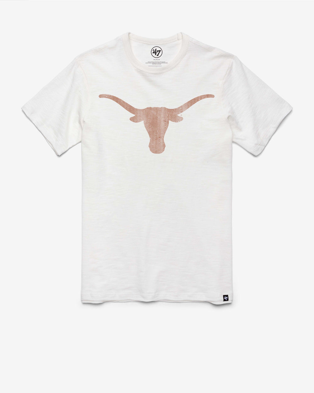 TEXAS LONGHORNS GRIT '47 SCRUM TEE WHITE WASH