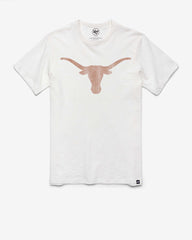 TEXAS LONGHORNS GRIT '47 SCRUM TEE WHITE WASH