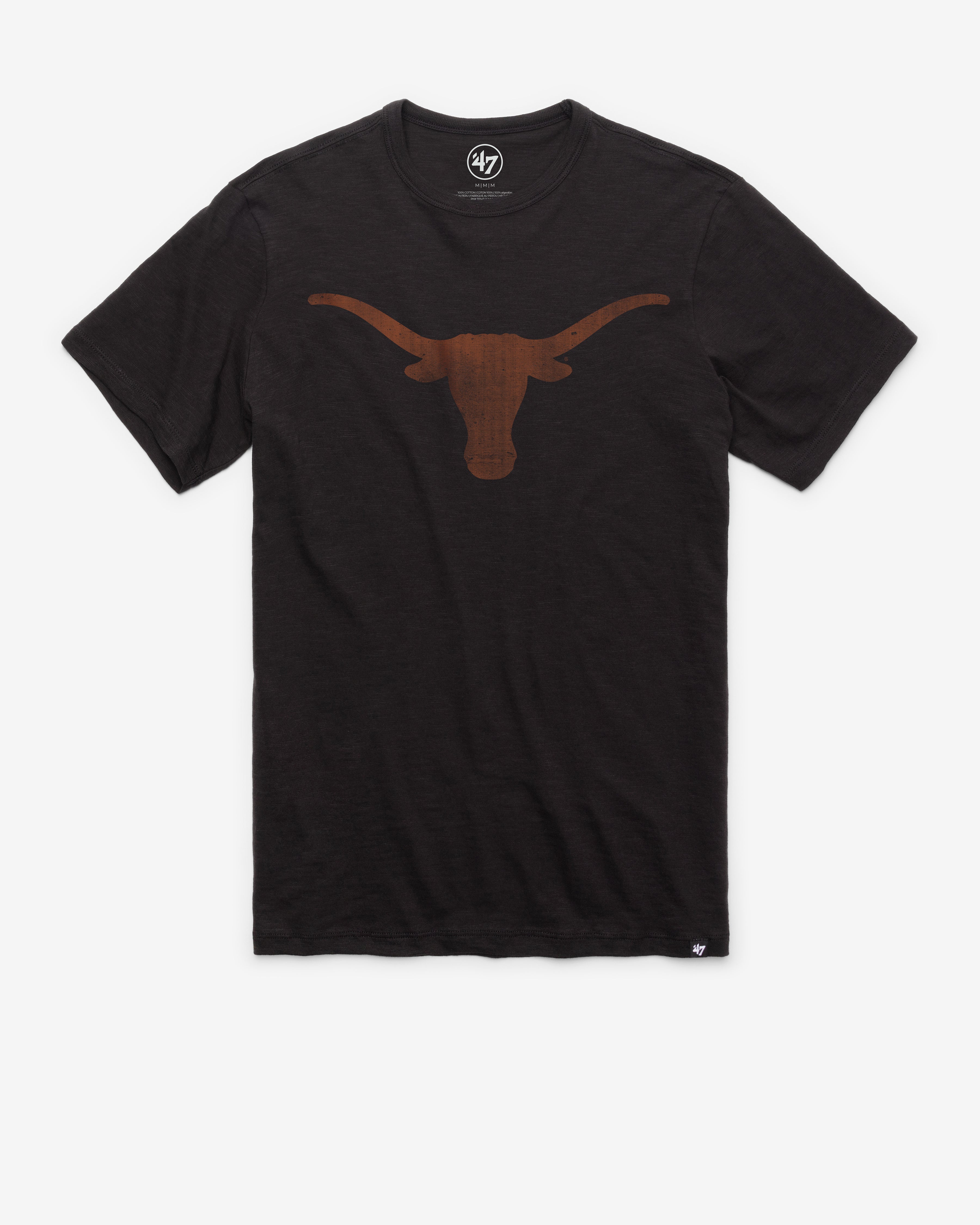 TEXAS LONGHORNS GRIT '47 SCRUM TEE JET BLACK