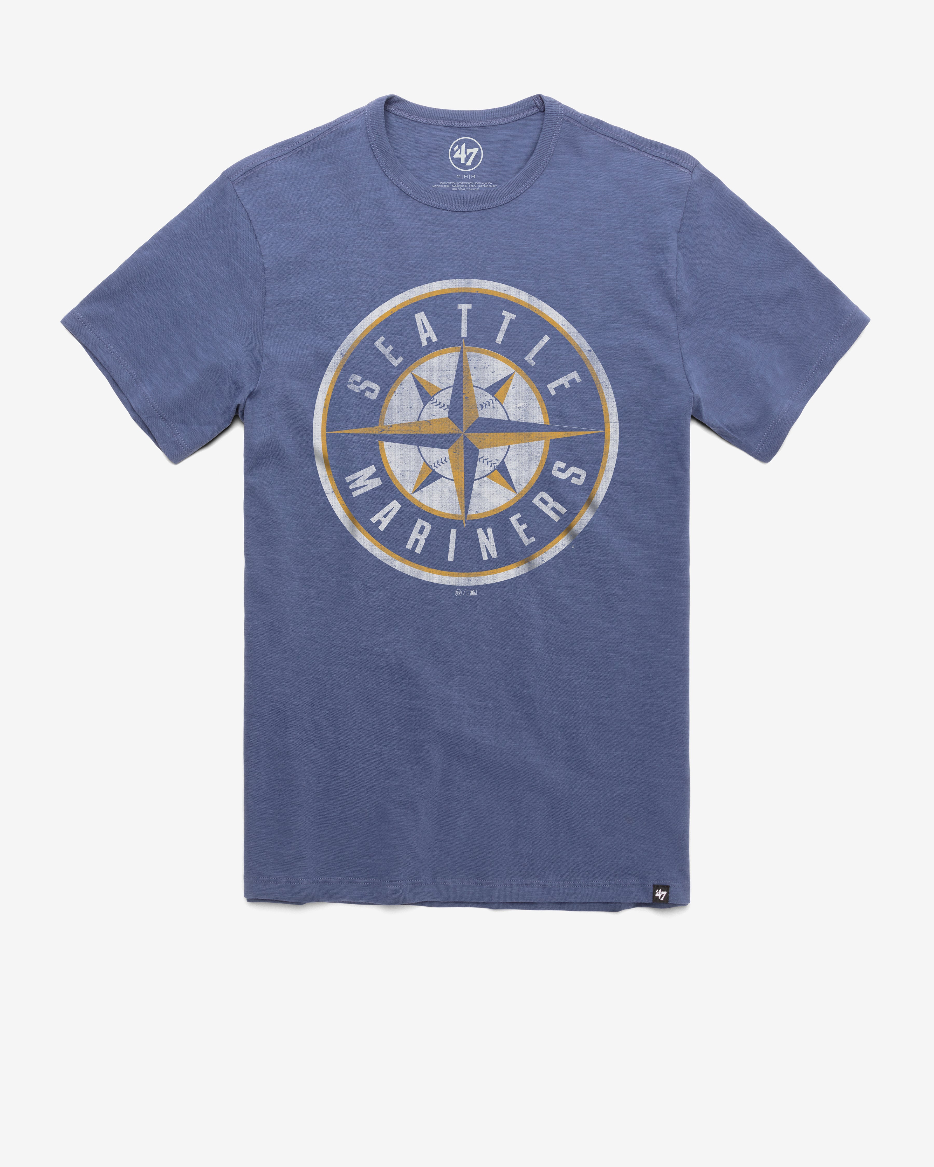 SEATTLE MARINERS GRIT '47 SCRUM TEE BLEACHER BLUE