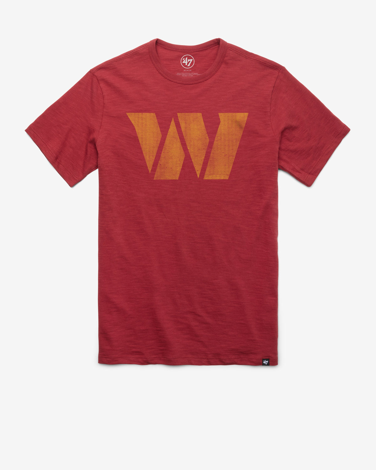 WASHINGTON COMMANDERS GRIT '47 SCRUM TEE CARDINAL