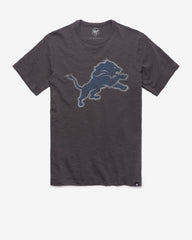 DETROIT LIONS GRIT '47 SCRUM TEE CHARCOAL