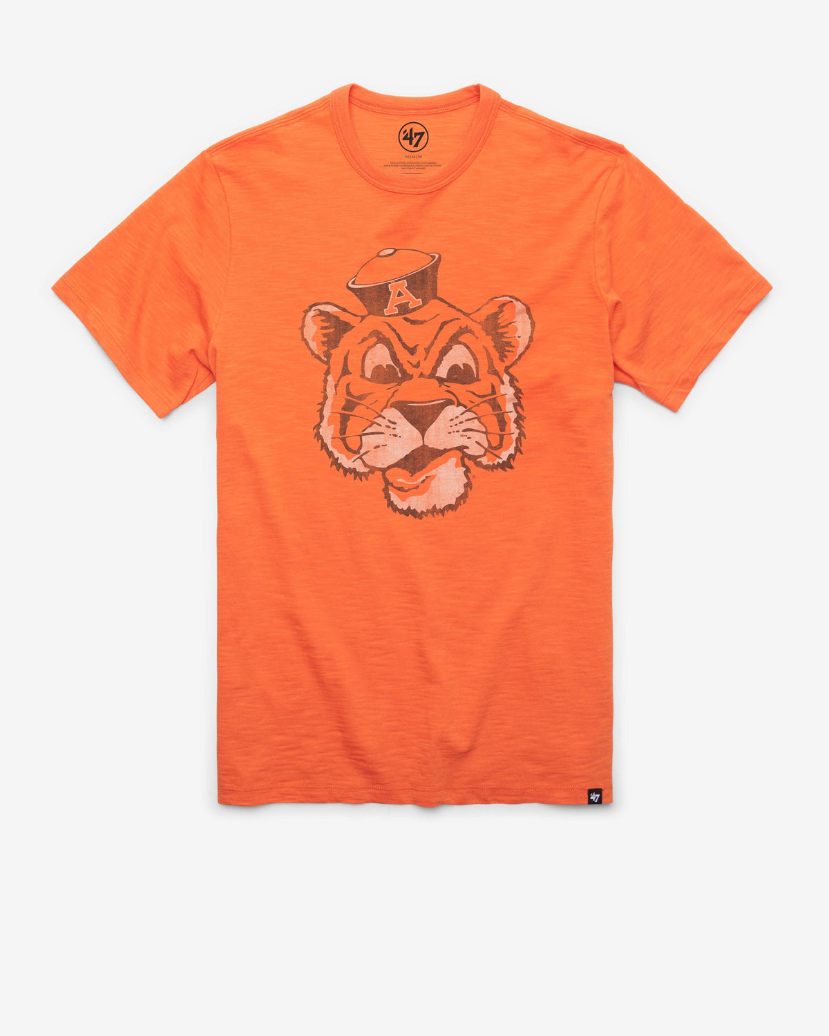 AUBURN TIGERS VINTAGE GRIT '47 SCRUM TEE CARROT