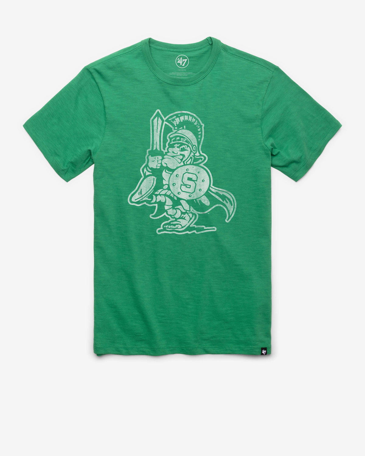 MICHIGAN STATE SPARTANS VINTAGE GRIT '47 SCRUM TEE KELLY