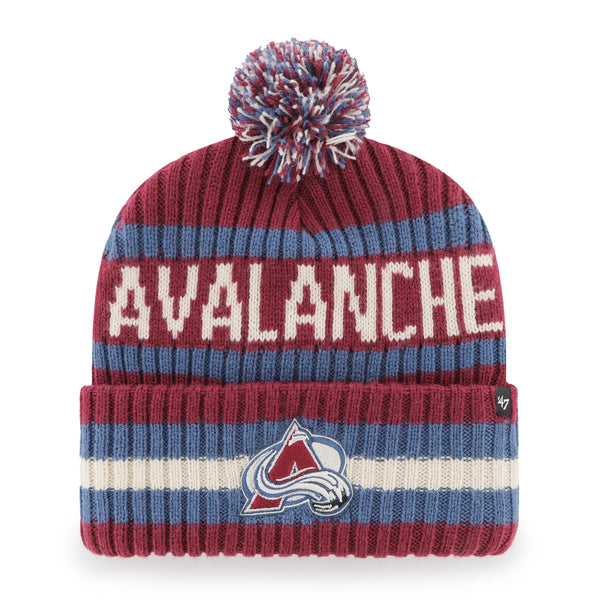 COLORADO AVALANCHE BERING '47 CUFF KNIT CARDINAL