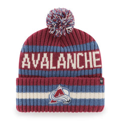 COLORADO AVALANCHE BERING '47 CUFF KNIT CARDINAL