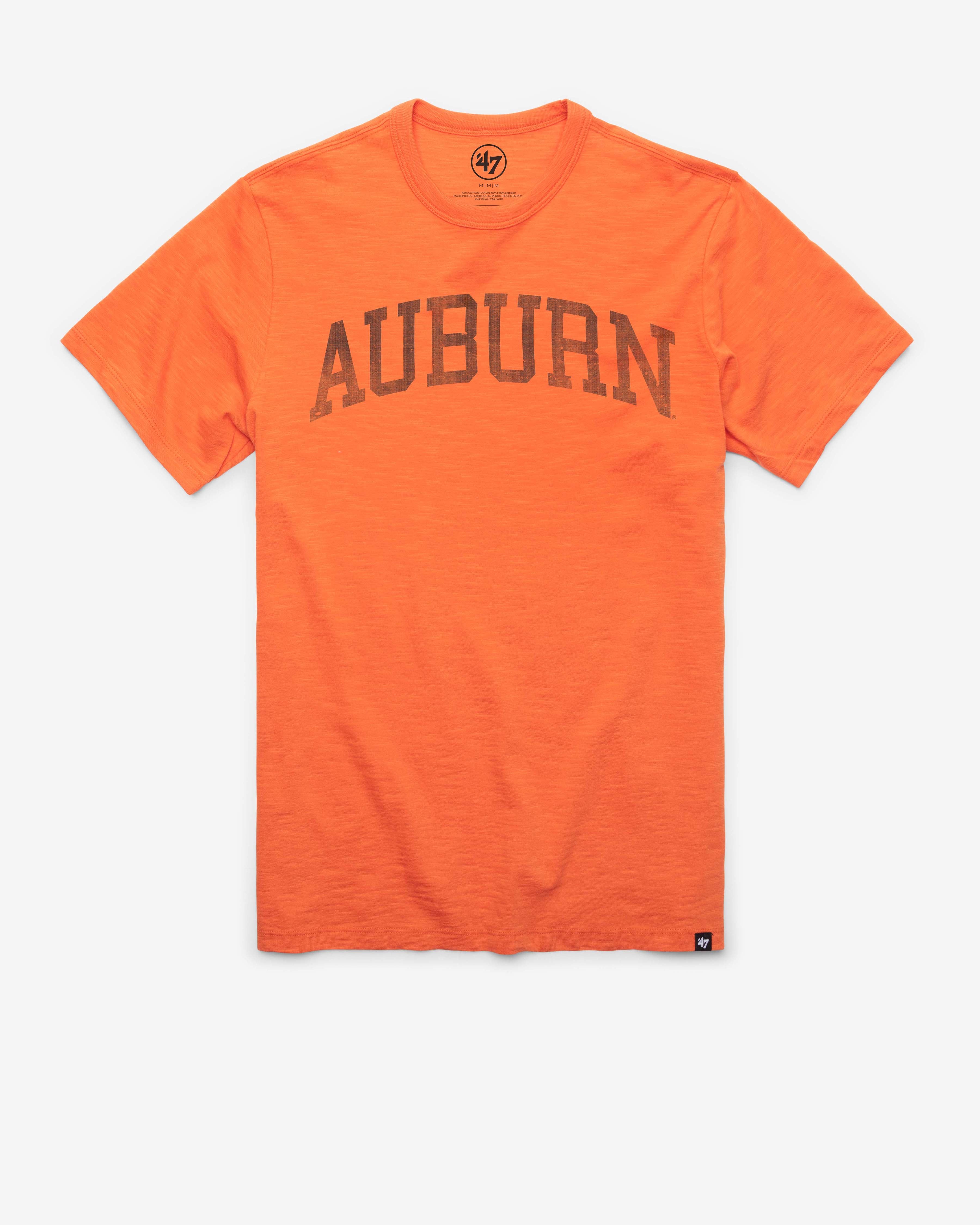 AUBURN TIGERS CLASSIC BLOCK '47 SCRUM TEE CARROT