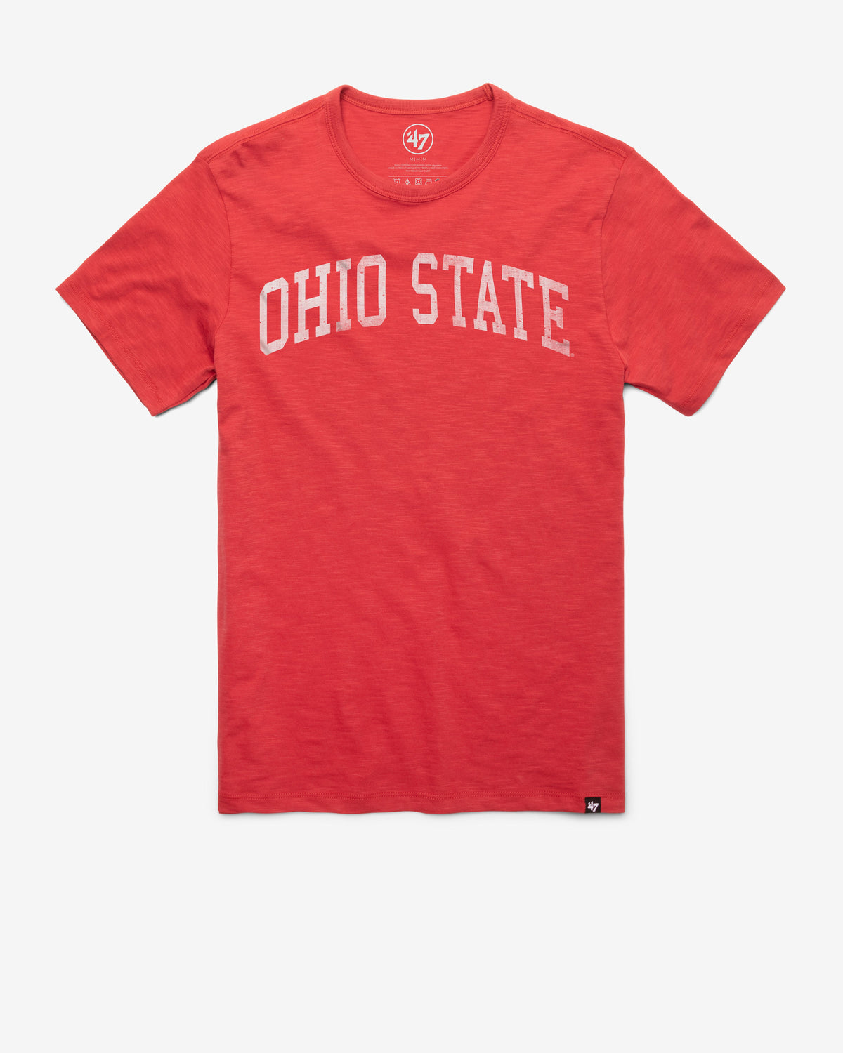 OHIO STATE BUCKEYES CLASSIC BLOCK '47 SCRUM TEE RESCUE RED