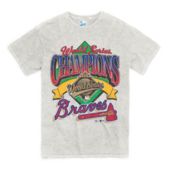 ATLANTA BRAVES 1995 WORLD SERIES ROCKER '47 VINTAGE TUBULAR TEE DUNE