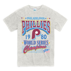PHILADELPHIA PHILLIES 1980 WORLD SERIES ROCKER '47 VINTAGE TUBULAR TEE DUNE