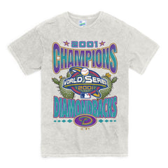 ARIZONA DIAMONDBACKS 2001 WORLD SERIES ROCKER '47 VINTAGE TUBULAR TEE DUNE