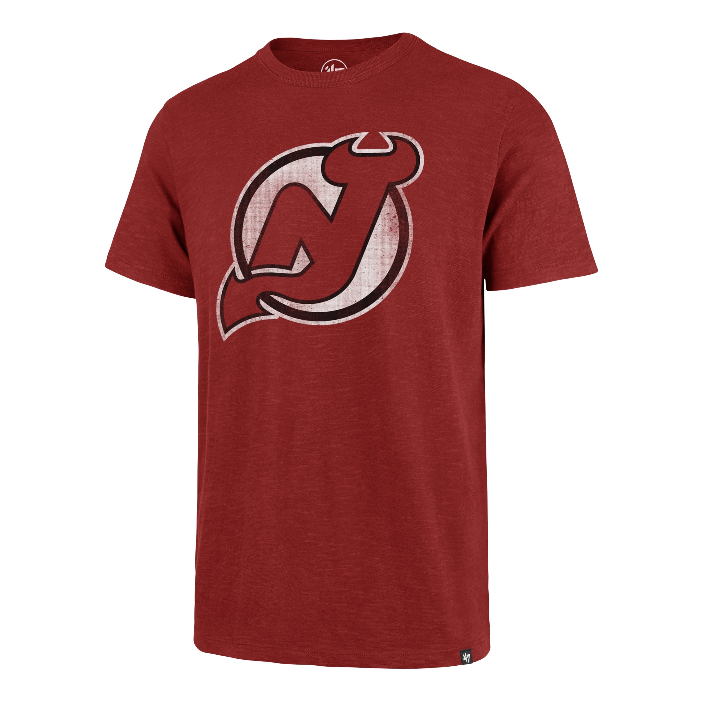 NEW JERSEY DEVILS GRIT '47 SCRUM TEE RESCUE RED