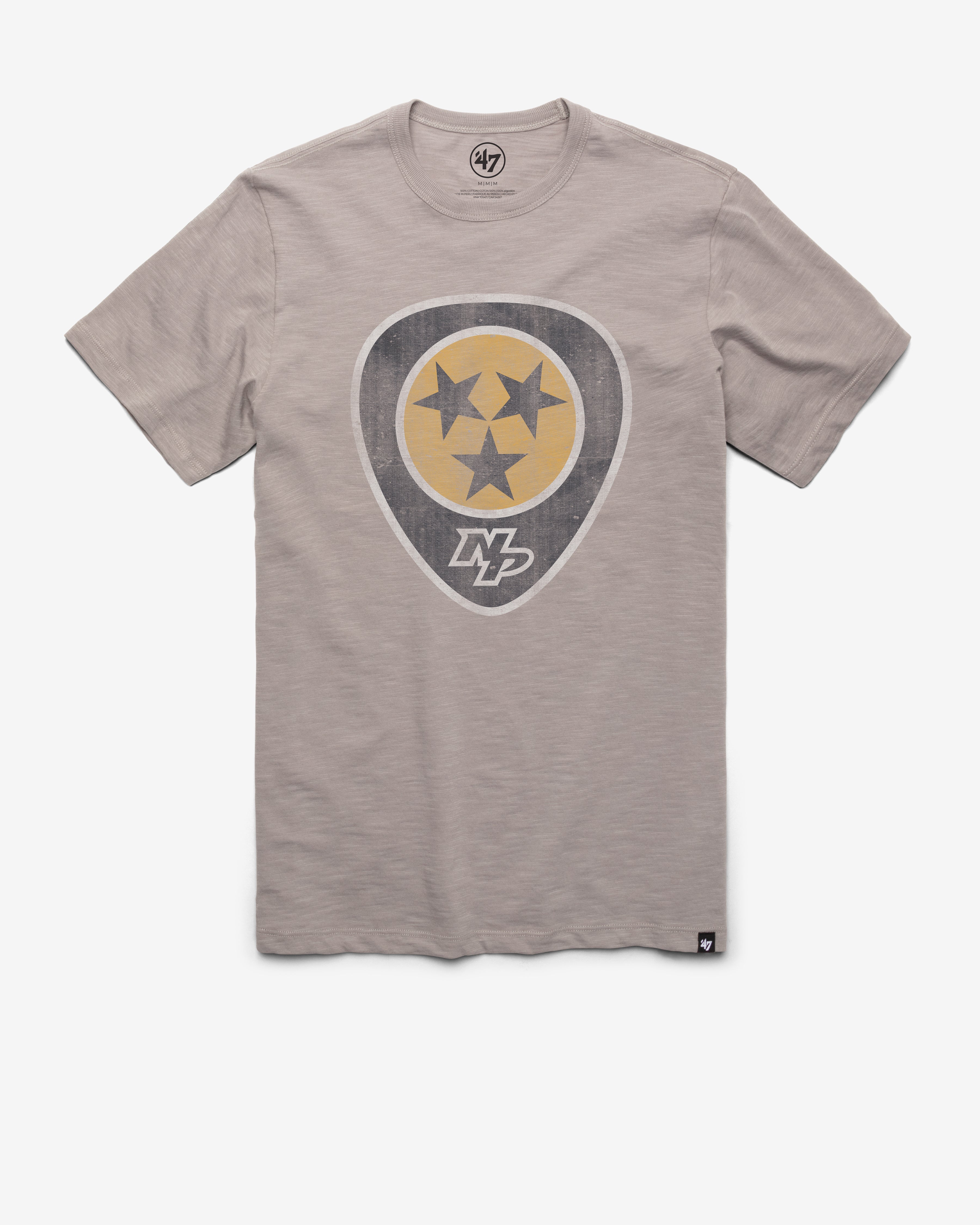 NASHVILLE PREDATORS GRIT '47 SCRUM TEE WOLF GREY