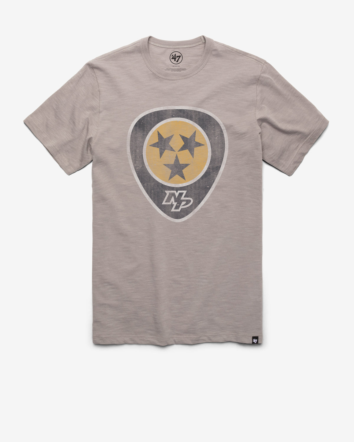 NASHVILLE PREDATORS GRIT '47 SCRUM TEE WOLF GREY