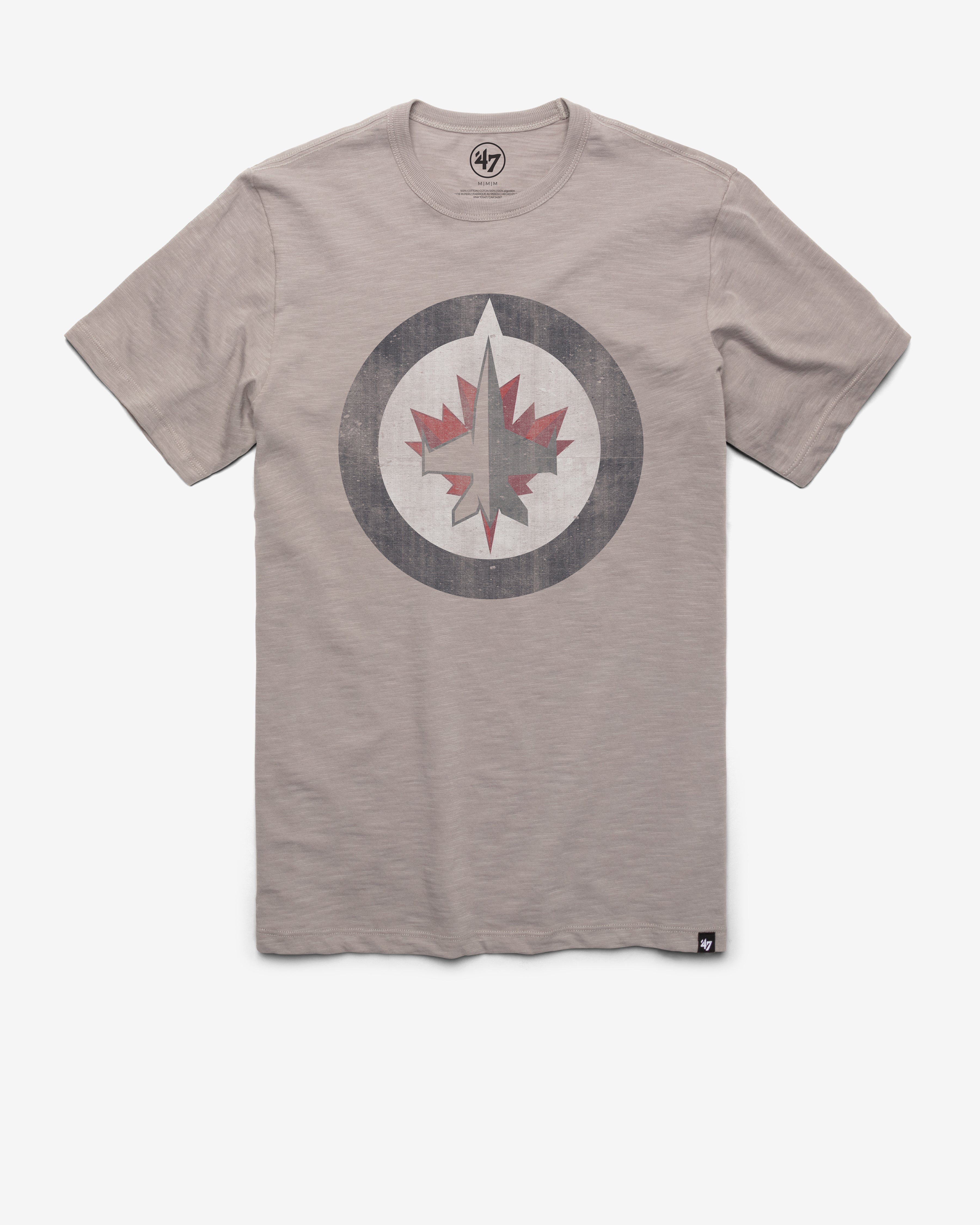 WINNIPEG JETS GRIT '47 SCRUM TEE WOLF GREY