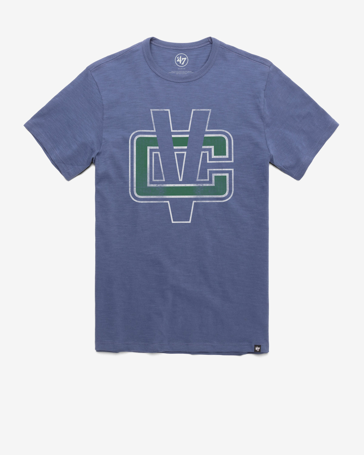 VANCOUVER CANUCKS VINTAGE GRIT '47 SCRUM TEE BLEACHER BLUE