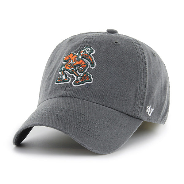 MIAMI HURRICANES VINTAGE CLASSIC '47 FRANCHISE CHARCOAL
