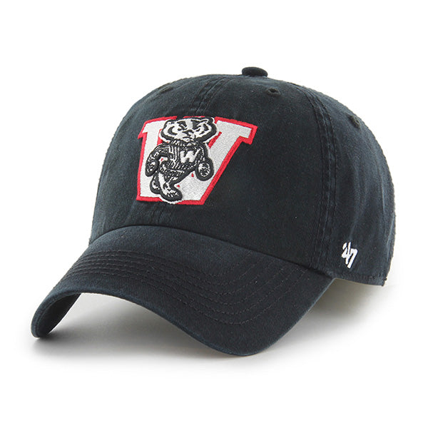 WISCONSIN BADGERS VINTAGE CLASSIC '47 FRANCHISE BLACK