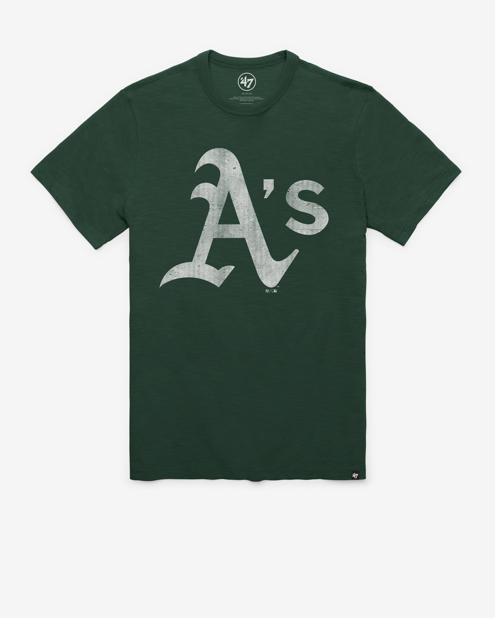OAKLAND ATHLETICS GRIT '47 SCRUM TEE PINE GREEN