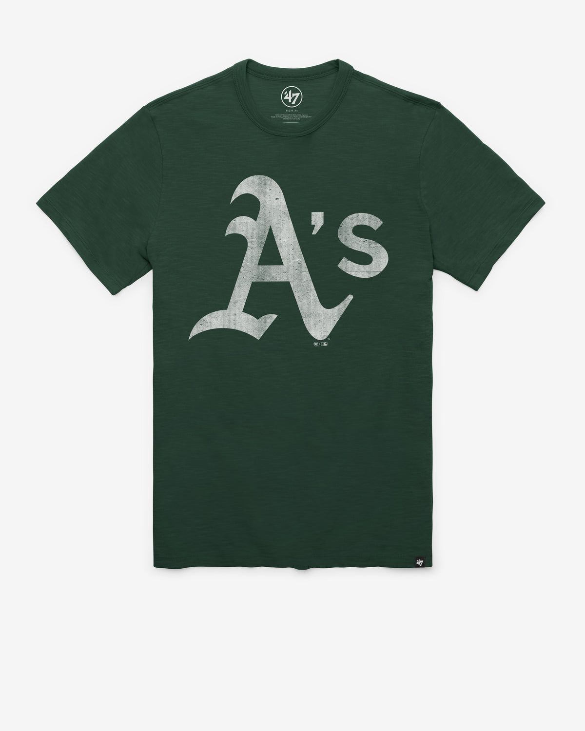 OAKLAND ATHLETICS GRIT '47 SCRUM TEE PINE GREEN